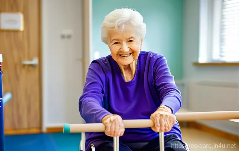 요양병원과 일반 병원 간병 차이 - **Prompt: Nursing Home Social Activities**
    A vibrant and heartwarming scene inside a modern nurs...